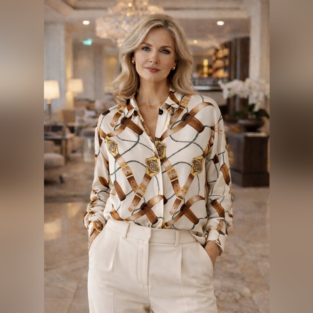 Starington ✨b Silk louse – elegant & timeless style ✨Beautiful, high-quality .